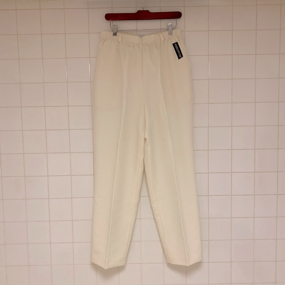 Vintage off white pants with lining